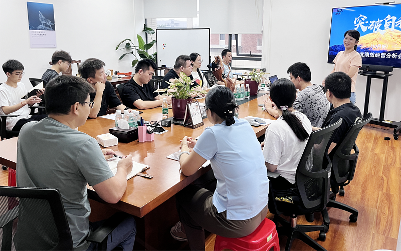 洞察過去，啟迪未來：微視光電舉行10月月度績效分析會